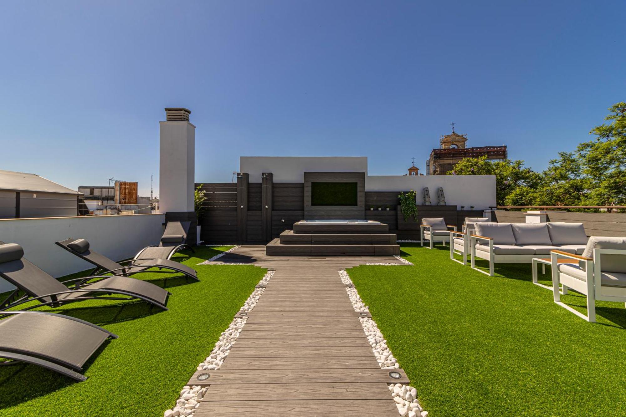 Allo Apartments Plateros Centro Jacuzzi Comunitario 헤레스 외부 사진