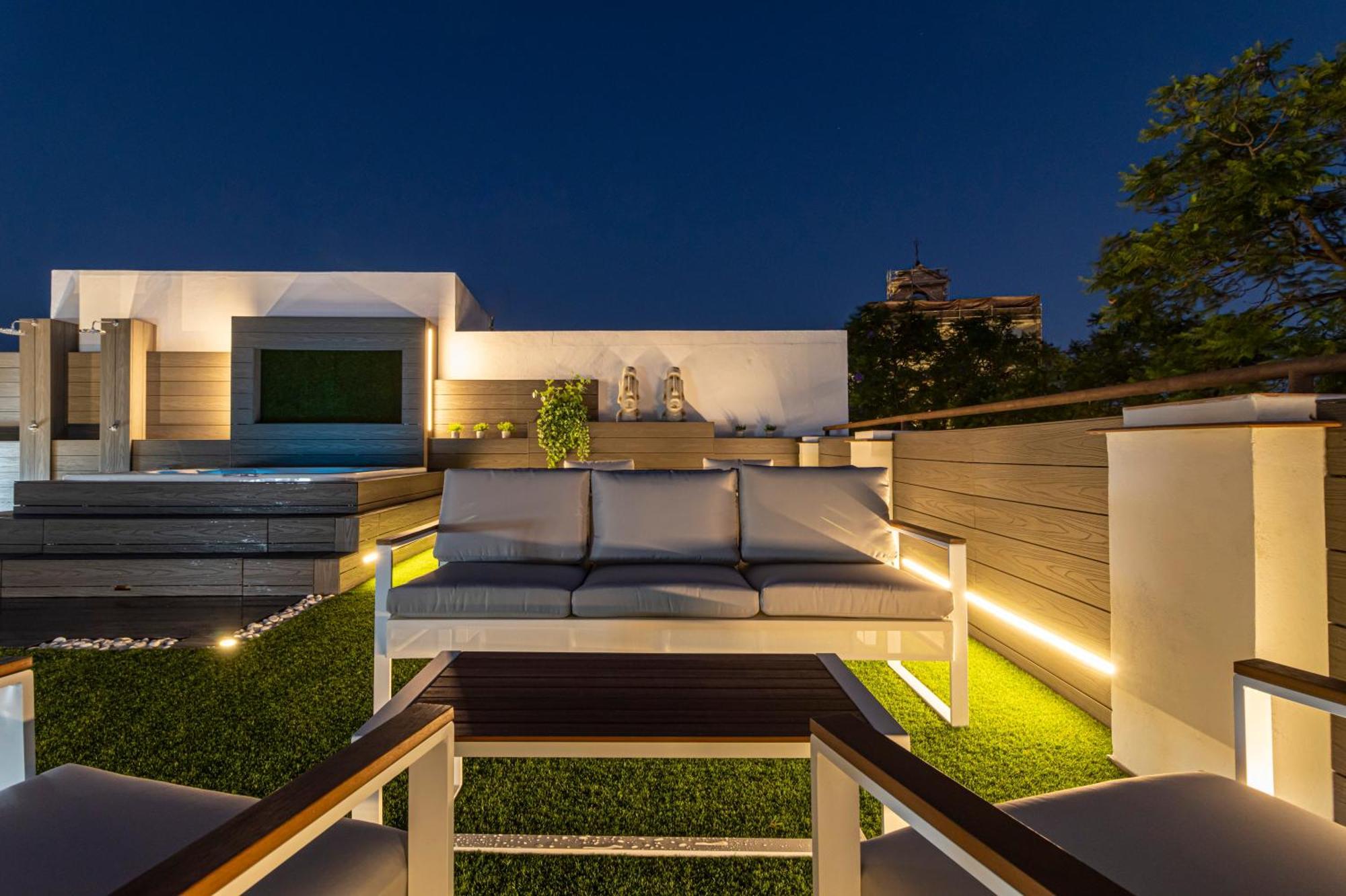 Allo Apartments Plateros Centro Jacuzzi Comunitario 헤레스 외부 사진