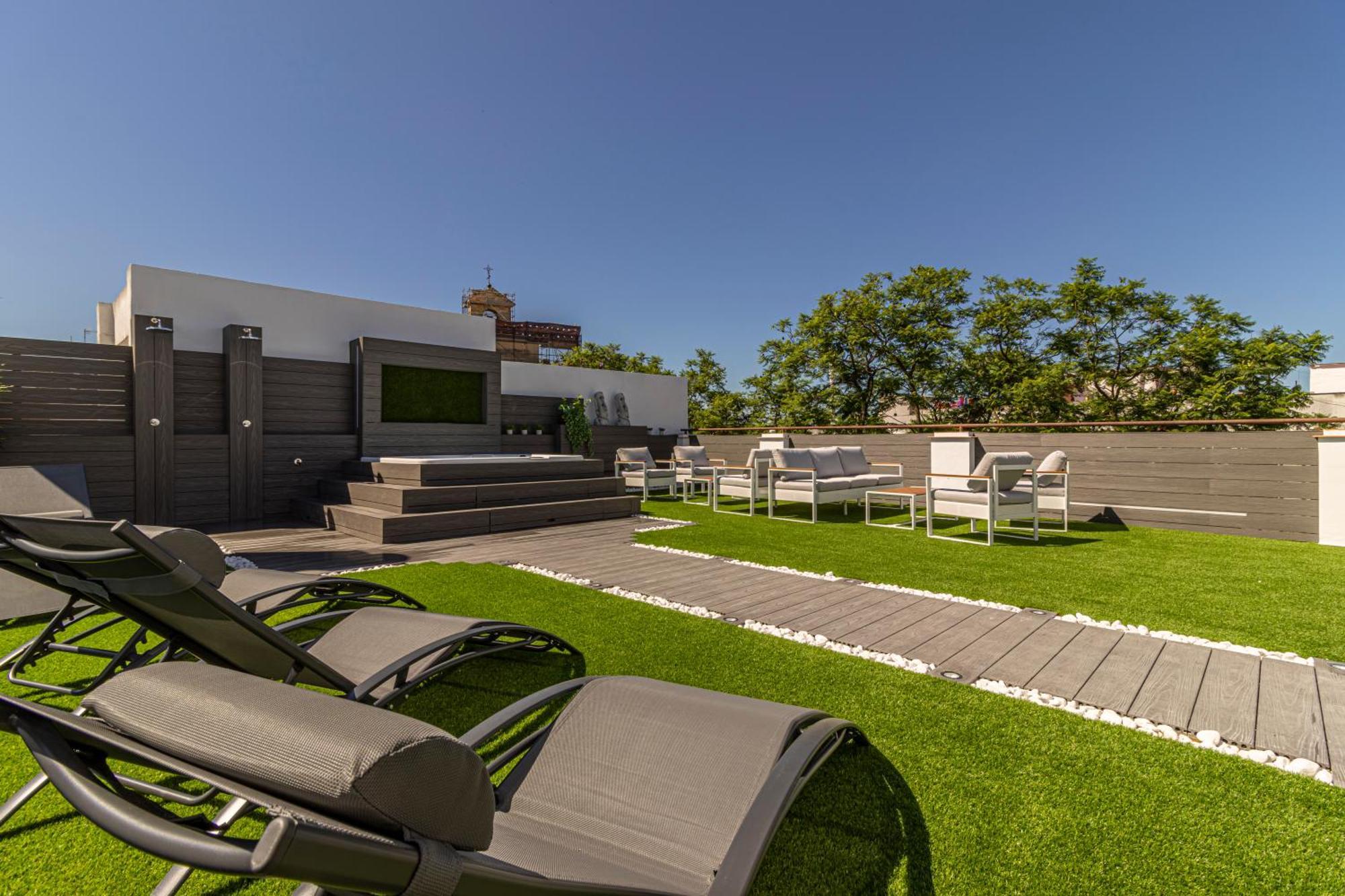 Allo Apartments Plateros Centro Jacuzzi Comunitario 헤레스 외부 사진