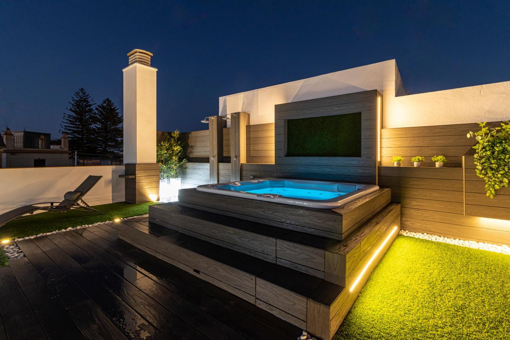Allo Apartments Plateros Centro Jacuzzi Comunitario 헤레스 외부 사진