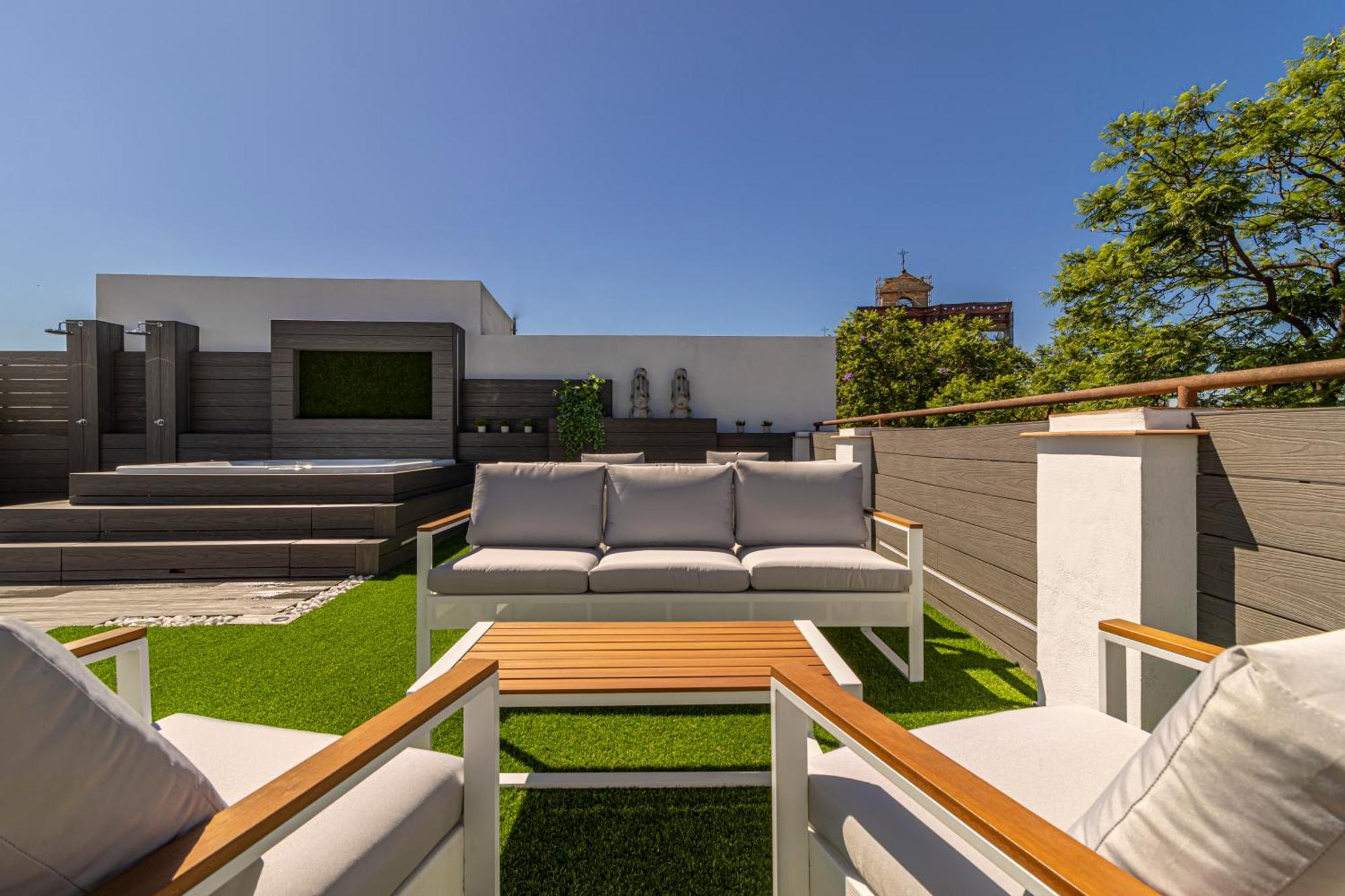 Allo Apartments Plateros Centro Jacuzzi Comunitario 헤레스 외부 사진